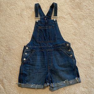 GAP Denim Shortalls Overalls Size Small
